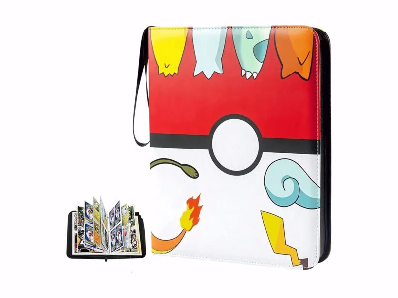 Carpeta 4 Bolsillos 400 Cartas Pokéball