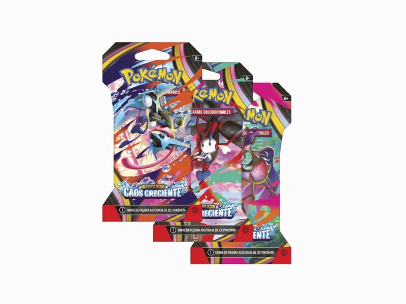 Sobre Pokémon TCG Megaevolución Caos Creciente (Sleeved)