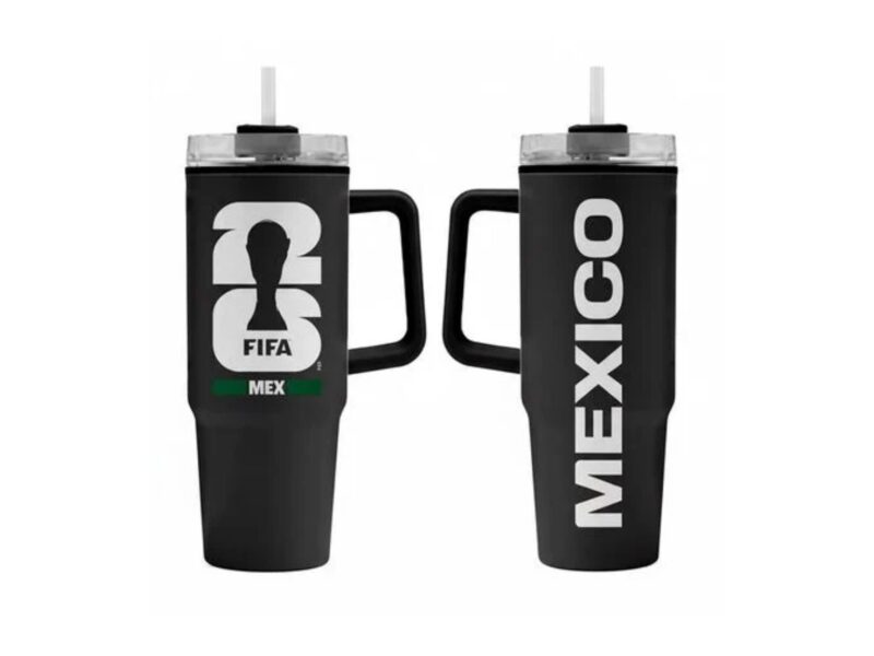 Termo Acero Inoxidable FIFA World Cup 26 Oficial (Negro)